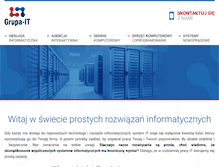 Tablet Screenshot of grupa-it.pl